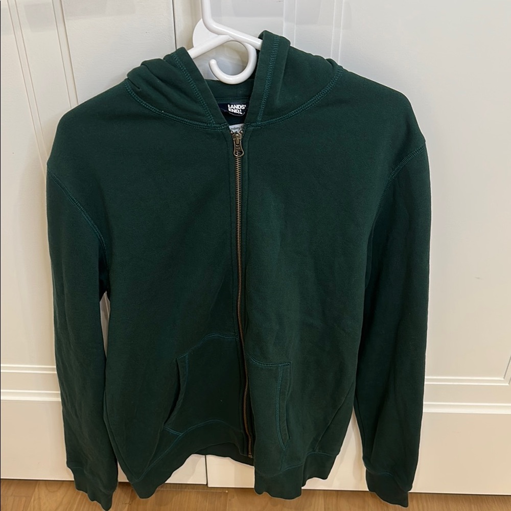 Lands' End Green Hoodie